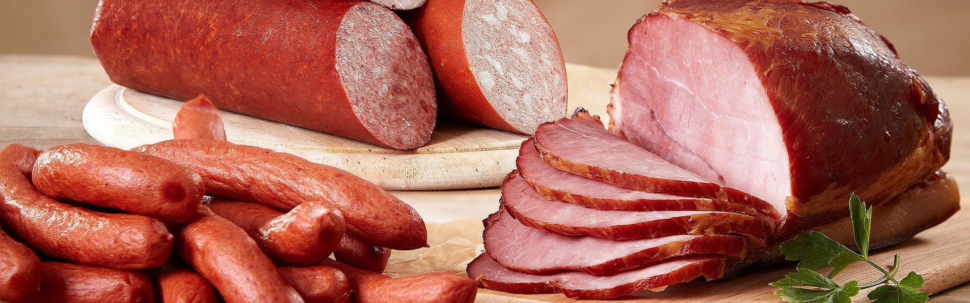 Verschiedene Fleischsorten